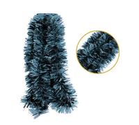 Pack Of 6 2M Christmas Chunky Tinsel - Pale Blue