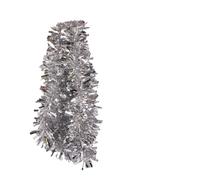 Pack of 6 2m Christmas Chunky Tinsel - Silver