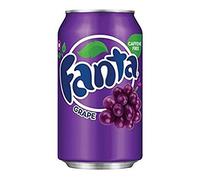 Pack of 6; 355 ml Grape Ghost Pattern Fanta Cans