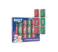 Pack Of 6 8" Bluey Christmas Dinner Mini Crackers