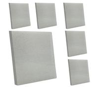 Pack of 6 A4 Display Books Office Folder with 20-Pocket Book for Work Uni Home Presentation Pocketbook with Clear Transparent Sleeves Glossy Cover [Silver]