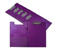 Pack of 6 A4 Purple Foldover Clipboards