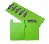 Pack of 6 A5 Neon Green Foldover Clipboards