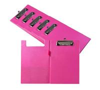 Pack of 6 A5 Pink Foldover Clipboards