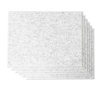 Pack of 6 Acoustic Panels Anti-Acoustic Cushion Wall Plate Insulation Cover Slanted Edge Wall Decoration 30 x 40 x 0.9 cm
