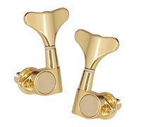 Pack of 6 Alloy Electric Bass Machine Heads Tuners Replacement Tuning Pegs Closed Tuning Keys 2.2 x 1.09inch(Gold)