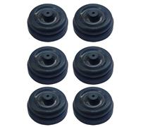 Pack of 6 Aquarium Air Pump Diaphragm Replacement Rubber Silicone Cup Oxygen Pump Accessories Silicone Cup Air Pump Replacement