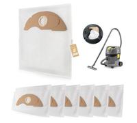 Pack of 6 Bags Compatible with Kärcher NT 22/1 Vacuum Cleaner Bags Replacement for Kärcher NT 22/1 Ap L, NT 22/1 Ap Te L Wet/Dry Vacuum Cleaner Bags Vacuum Cleaner Accessories xx