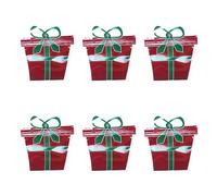 Pack Of 6 Bags Stylish Plastics Bag For Holiday Present Wrapping Present Bags Family Gathering Supplies