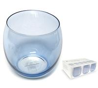 Pack Of 6 Blue Glass Water Glasses Bubbly Sky 46 Cl