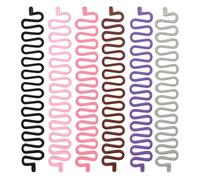 Pack of 6 Braiding Aid Hair, Braid Aid, Hair Knitting Tool, Fashion French Hair Styling Clip Twist Braid