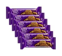 (Pack of 6) Britannia Choco Chips Cookies 120g, Crunchy and Delicious Biscuits A Perfect Combination of Chocolate and Cookies, Made with Worlds Finest Chocolate