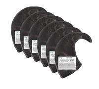 Pack of 6 Buffalo Horn Treat - Pet Dog Puppy Natural Snack Chew High Protein Reward For Good Behaviour - Promotes Dental Hygiene Supports Healthy Teeth & Gums Teething