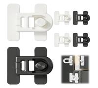 Pack of 6 Child Safety Fridge & Cabinet Lock Strong Adhesive, No Drilling, Easy to Assemble, Universal
