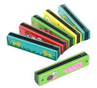Pack of 6 Children's Harmonica, Children's Birthday Harmonica with Double Row of 16 Holes for Children, Beginners, Party Bags, Children's Birthday Parties