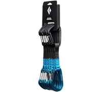 Pack of 6 Climbing Quickdraws-Black Diamond Hotwire Quickpack - 12cm (Desert Sky