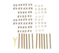 Pack Of 6 Countertops Joint Fasteners Furniture Drawbolt Connectors For Bed Butcher Block Table Assembly Daily Use Carboon Steel Drawbolt Fasteners