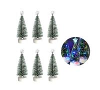 Pack Of 6 Creative Desktop LED Christmas Trees LED Tree Decoration Bring Holiday Spirits To Any Room Or Event Indoor Decoration
