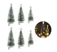 Pack Of 6 Creative Desktop LED Christmas Trees LED Tree Decoration Bring Holiday Spirits To Any Room Or Event Indoor Decoration