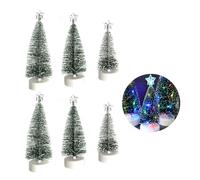 Pack Of 6 Creative Desktop LED Christmas Trees LED Tree Decoration Bring Holiday Spirits To Any Room Or Event Indoor Decoration