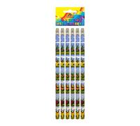 Pack Of 6 Dinosaur Pencils With Erasers
