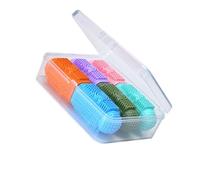 Pack of 6 Dog Cats Finger Toothbrushes Food Grade Silicone Teeth Hygiene Tool Effective Plaques Removal Pet Teeth Cleaning Tool