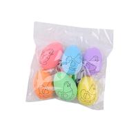 Pack of 6 Easters Eggs Craft Set for Kids and Families with Colorful Sequins and Pin Accessory for Creative Decoration Easters Decorating Set