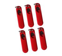 Pack of 6 Ejector Tool with Silicone Cover for Multiple Phone Models Easy Storage Model Card with Anti Lost Silicone Protective Case for Various Smartphones Eject Pin Needle