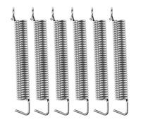 Pack of 6 Electric Guitar Silent Tremolo Bridge Springs Compatible with Floyd Rose ST/Stratocaster Style Electric Guitar Musical Instruments Accessories, Silver