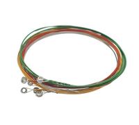 Pack Of 6 Electric Guitar String Set Colorful With Anti Rust Coating Acoustic Guitar Accessories Suitable Electric Strings