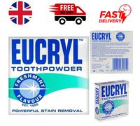 Pack of 6 Eucryl Smokers Tooth Powder - Freshmint 50g for Whitening & Freshness