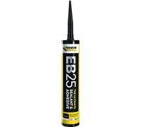 Pack of 6 Everbuild EB25 Black The Ultimate Sealant and Adhesive Hybrid Polymer