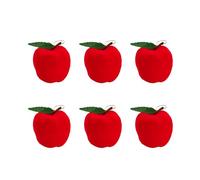 Pack Of 6 Festive Christmas Tree Decorations Red1 Fruit Hangers Add Touch Of Holiday Spirit To Your Home Indoor Outdoor Lightweight And Ornament