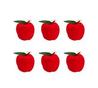 Pack Of 6 Festive Christmas Tree Decorations Red1 Fruit Hangers Add Touch Of Holiday Spirit To Your Home Indoor Outdoor Lightweight And Ornament