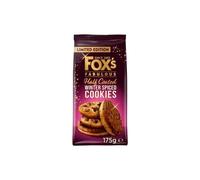 (Pack Of 6) Fox's Half Coated Milk Choc Winter Spiced 175g