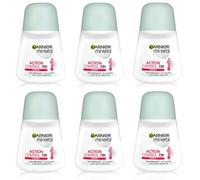 (Pack of 6) Garnier Action Control Thermic 72h Anti-Perspirant Roll On 6 x 50 ml