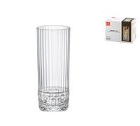 Pack of 6 glass America '20 long drink glasses by the brand