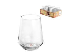Pack of 6 Glass Tumblers Brand Pasabahce Model Allegra with Box
