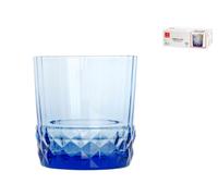 Pack of 6 glass tumblers model America '20 DOF in blue by the brand