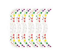 Pack of 6 Glitter Face Freckle , Waterproof Face Stickers, Long Lasting Star and Heart Makeup Freckle Patches for Festival Concert Stage Performances 15 x 5.2 cm