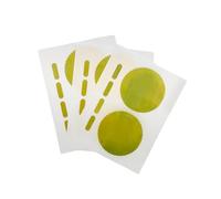 Pack of 6 Gold Foil Company Seals Labels 50mm