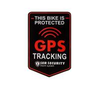 Pack of 6 GPS Tracking Stickers, Bicycle Tracker, Bike Sticker, Weatherproof, UV-Resistant GPS Tracker