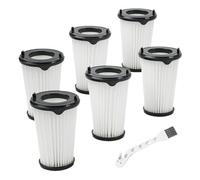 Pack of 6 Handheld Vacuum Cleaner CX7 Filters,Compatible for AEG， AEF150, CX7-2, QX8 Animal Battery,Replacement Parts