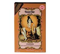 Pack of 6 Henne Color Henna Powder 100g Auburn, Black, Brown, Copper, Chestnut and Mahogany By New Fashion House (Chestnut Brown)