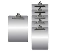 Pack of 6 Janrax A4 Aluminum Clipboards Butterfly Clip