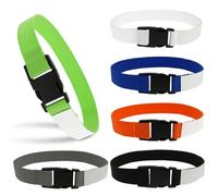 Pack of 6 Laundry Straps with Buckle 2.5 x 48 cm No Sorting Laundry Loop Ultra Efficient Practical Laundry Bands with Buckle Loops for Laundry Cleaning Loop Accessories for Washing Care (Style 1)