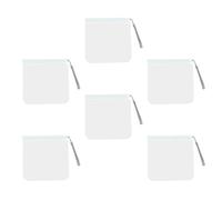 Pack of 6 Leak Proof Safe Storage Bags, Durable Transparent Travel Bags for Efficient Storage and Organization