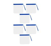 Pack of 6 Leak Proof Safe Storage Bags, Durable Transparent Travel Bags for Efficient Storage and Organization