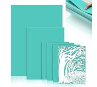 Pack of 6 Lino Printing Sheets Soft Rubber A4 A5 A6 Linocut Sheets Easy-Carve Lino Print Carving Plates Set for Engraving Printmaking Stamps Crafts (1A4+1A5+4A6)