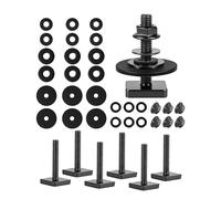 Pack of 6 M6 Hammer Head Screws T-bolt Sets, 304 Stainless Steel Hammer Head Screws with Hex Nuts for Roof Rack, Roof Rack Basket